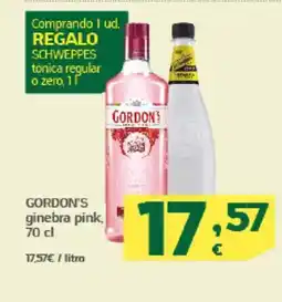 HiperDino GORDON'S ginebra pink oferta