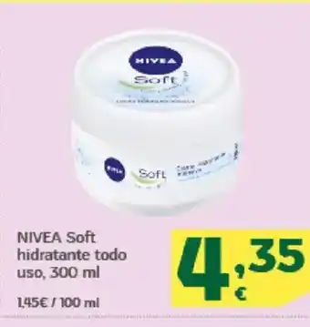 HiperDino NIVEA Soft hidratante todo uso oferta