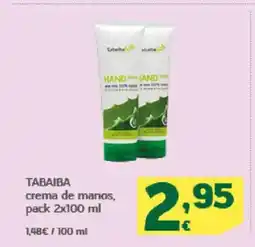 HiperDino TABAIBA crema de manos oferta