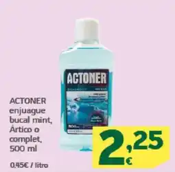 HiperDino ACTONER enjuague bucal mint, Ártico o complet, oferta