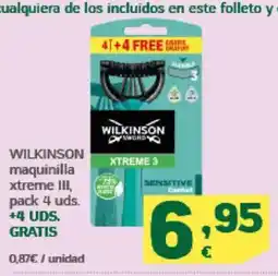 HiperDino WILKINSON maquinilla xtreme III oferta