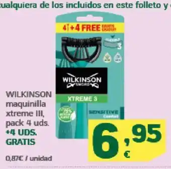 HiperDino WILKINSON maquinilla xtreme III oferta