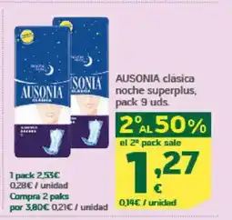 HiperDino AUSONIA clásica noche superplus oferta