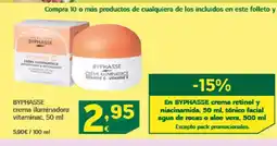 HiperDino BYPHASSE crema iluminadora vitaminac oferta