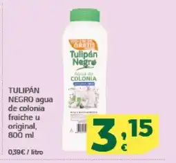 HiperDino TULIPÁN NEGRO agua de colonia fraiche u original oferta