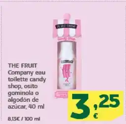 HiperDino THE FRUIT Company eau toilette candy shop, osito gominola o algodón de azúcar oferta