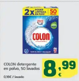 HiperDino COLON detergente en polvo, 50 lavados oferta
