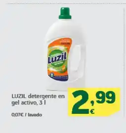 HiperDino LUZIL detergente en gel activo oferta