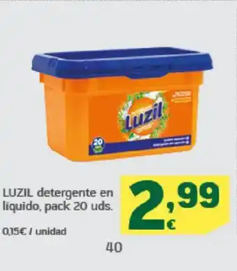 HiperDino LUZIL detergente en liquido oferta