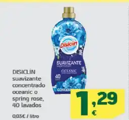 HiperDino DISICLÍN suavizante concentrado oceanic o spring rose, 40 lavados oferta