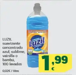 HiperDino LUZIL suavizante concentrado azul, sublime, vainilla o bambu, 100 lavados oferta