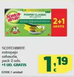 HiperDino SCOTCHBRITE estropajo salvauña oferta