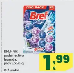 HiperDino BREF WC poder activo lavanda oferta