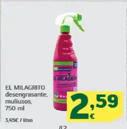 HiperDino EL MILAGRITO desengrasante, muliusos oferta