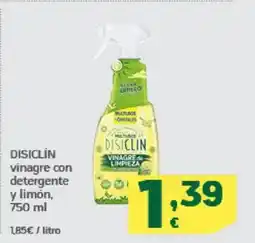 HiperDino DISICLİN vinagre con detergente y limón oferta