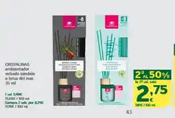 HiperDino CRISTALINAS ambientador mikado sándalo o brisa del mar oferta