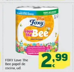 HiperDino FOXY Love The Bee papel de cocina oferta