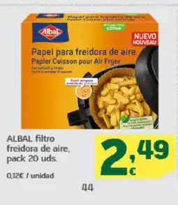 HiperDino ALBAL filtro freidora de aire, pack 20 uds. oferta