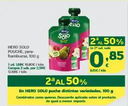 HiperDino HERO SOLO POUCHE, pera- frambuesa oferta