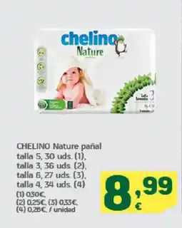 HiperDino CHELINO Nature pañal talla 5 oferta
