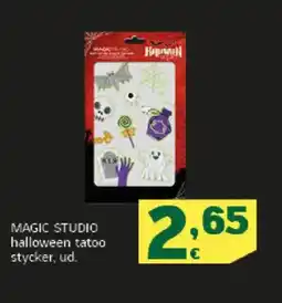 HiperDino MAGIC STUDIO halloween tatoo stycker oferta