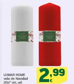 HiperDino LUMAR HOME vela de Navidad oferta