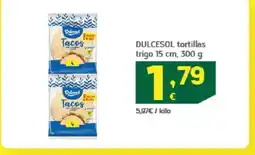 HiperDino DULCESOL tortillas trigo oferta