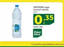 HiperDino HIPERDINO agua mineral natural oferta