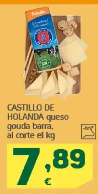 HiperDino CASTILLO DE HOLANDA queso gouda barra oferta