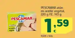 HiperDino PESCAMAR atún en aceite vegetal oferta