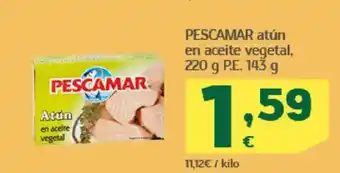 HiperDino PESCAMAR atún en aceite vegetal oferta