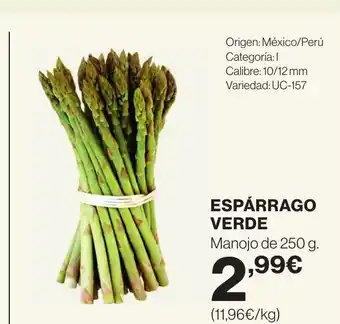 Supercor Espárrago verde oferta