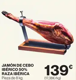 Supercor Jamón de cebo ibérico 50% raza ibérica oferta
