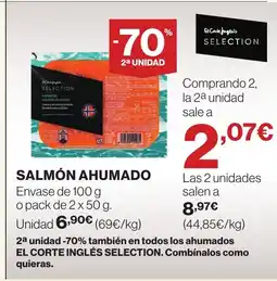 Supercor Salmón ahumado oferta