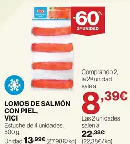 Supercor VICI Lomos de salmón con piel oferta