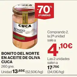 Supercor CUCA Bonito del norte en aceite de oliva oferta