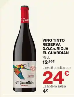 Supercor EL GUARDIÁN Vino tinto reserva d.o.ca. rioja oferta