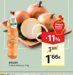 Caprabo EROSKI Ceba blanca oferta