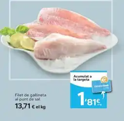 Caprabo Filet de gallineta al punt de sal oferta