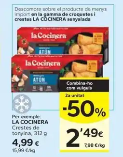 Caprabo LA COCINERA Crestes de tonyina oferta