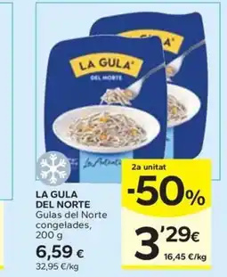 Caprabo LA GULA DEL NORTE Gulas del Norte congelades oferta