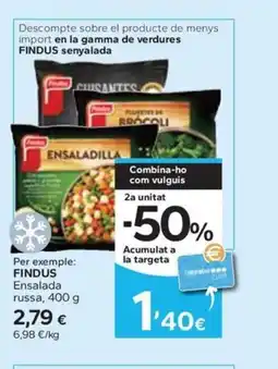 Caprabo FINDUS Ensalada russa oferta
