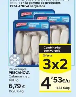 Caprabo PESCANOVA Calamar net oferta