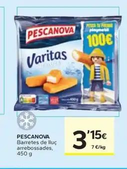 Caprabo PESCANOVA Barretes de lluç arrebossades oferta