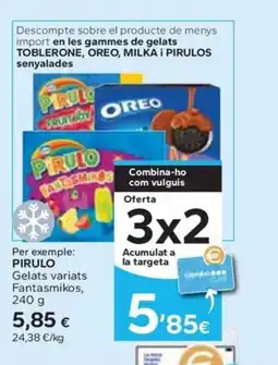 Caprabo PIRULO Gelats variats Fantasmikos oferta