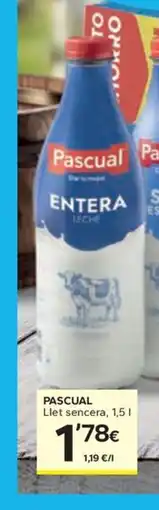 Caprabo PASCUAL Llet sencera oferta