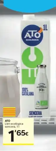 Caprabo ATO Llet ecològica sencera oferta
