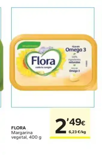 Caprabo FLORA Margarina vegetal oferta