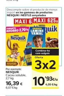 Caprabo NESQUIK Cacau soluble oferta