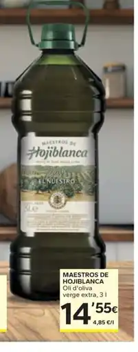 Caprabo MAESTROS DE HOJIBLANCA Oli d'oliva verge extra oferta